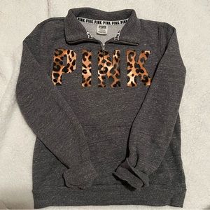 VS PINK Quarter Zip Pullover